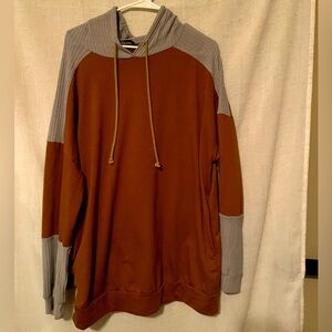 SHEIN Women’s Oversized Colorblock Hoodie Size L